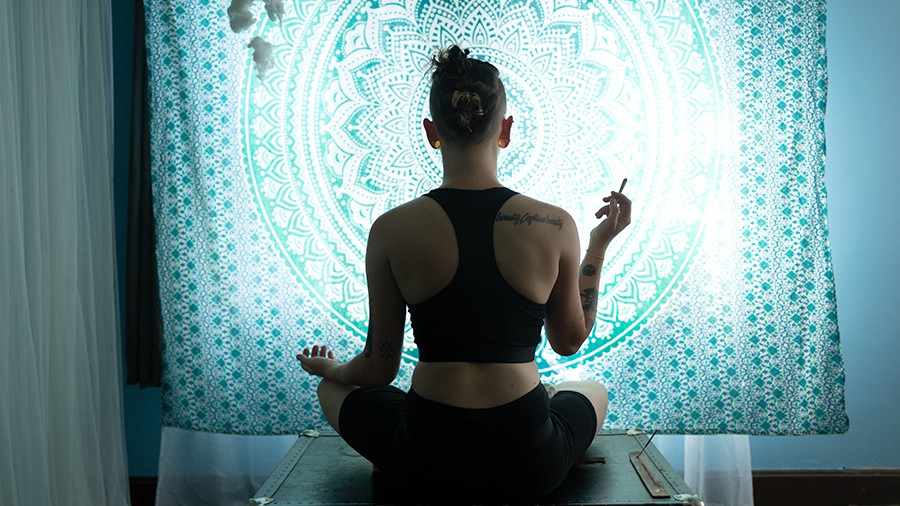 cannabis during yoga